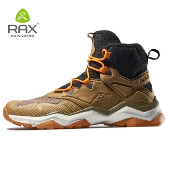 RAX Men Winter Outdoor Sports Hiking Shoes Warm Boot Mountain Trekking Anti-slip Shoes Outdoor Comfortable Men Shoes Дишаща