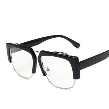 RBRARE извънгабаритни очила Жени реколта високо качество на луксозната марка очила за жени/мъже прозрачни лещи очила Жени Okulary
