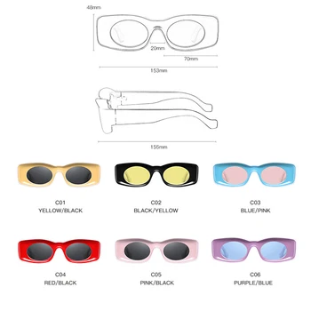 RBROVO извънгабаритни квадратни слънчеви очила Жени 2021 луксозни vintage слънчеви очила Жените марка очила за жени/мъже Oculos De Sol Feminino