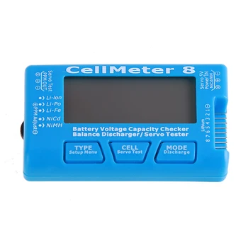 RC CellMeter 8 Digital Battery Capacity Проверка Balance Discharger Серво Тестер Voltage Meter волтметър