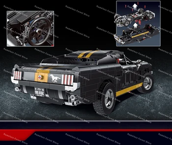 Rc модели автомобили определя GT350 градивните елементи на играчки PHANTOM STEED супер скорост на пътното състезателен автомобил, техника, подаръци на деца на