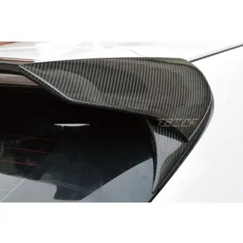 Real Carbon Fiber /FRP sports Car задната част на покрива двойна двойна спойлер броня за Mazda 3 AXELA хетчбек 2016 2017