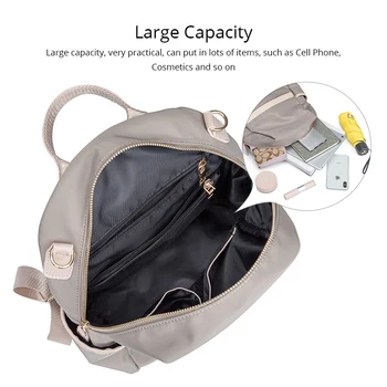 Realer раница, дамска чанта училищна чанта дамски раници за момичета, юноши 2020 дамски анти-кражба Оксфорд тъканно чанта водоустойчива чанта