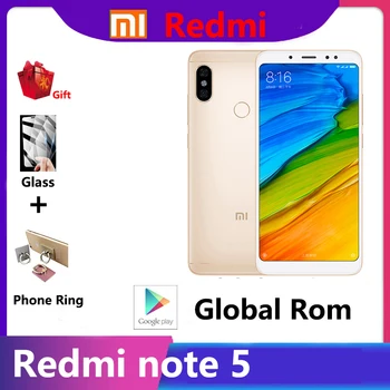 Redmi note 5 3g 32g смартфон за възрастните хора snapdragon 636 2160*1080 5.99 използвана камера на екрана 13.0 MP HD