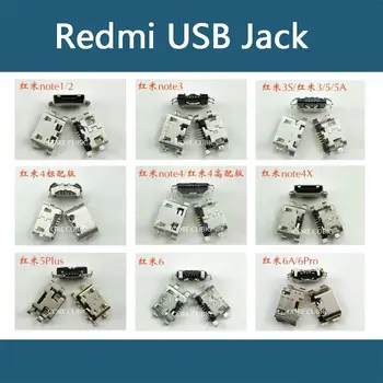 Redmi note1 2 3 4 5Plus 4X 5A 6 6A note5A 5PIN Mini Micro USB Charging Dock Data Socket Plug дънна платка спк стартира строителни ремонти аксесоари