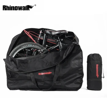 Rhinowalk сгъсти сгъваем велосипед чанта за носене водоустойчив, прахоустойчив, организатор чанта 14/21 см под наем чанта за съхранение