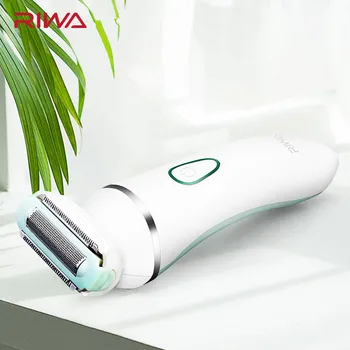 RIWA Lady Shaver електрически эпилятор за епилация Отстраняване на USB зареждане, за депилация женски моющийся самобръсначка за жени бикини на лицето