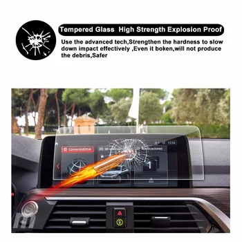 RUIYA car navigation screen protector за X3 G01 10.25-инчов 2019 navigation touch screen,9H закалено стъкло защитно фолио на екрана