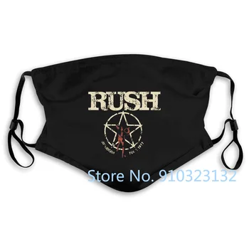 Rush 'American Tour 1977' мъжка черна базова Маска Harajuku Basic mask