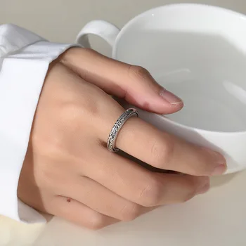 S925 сребро пръстен астрономически топка многослойно наслагване на пръстен гъвкава Планета пръстен самоличността на сребърни бижута за жени