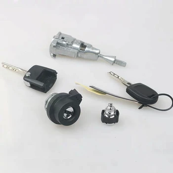 Saborway заключване на кормилното управление на ключа за запалване стартер ключ заключване на вратите ключ за J etta Golf 1KD 800 375D