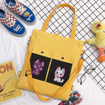 Sailor Moon печат чанти за жени 2020 лято Crossbody чанта Lady пътуване портмонета и дамски чанти на рамо чанта