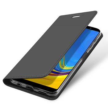 Samsung Samsung Galaxy A7 2018 луксозен портфейл калъф за телефон Dux DUCIS флип кожен калъф за Samsung A7 2018 A750 Case Корпуса Hoesjes