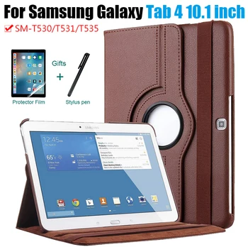 Samsung Samsung Galaxy Tab 3 10.1 Инчов P5200 P5220 щанд smart-калъф за Samsung Galaxy Tab 4 10.1 SM-T530 на кутията
