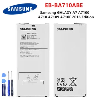 SAMSUNG Samsung Original EB-BA710ABE 3300mAh батерия за Samsung GALAXY A7 A7100 A710 A7109 A710f 2016 Издание за мобилен телефон +инструменти