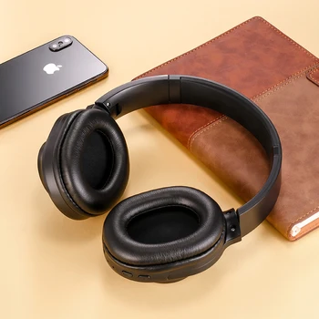 SANLEPUS Bluetooth Безжични слушалки портативни стерео слушалки с микрофон за музика слушалки за iPhone Samsung Xiaomi