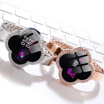 SCOMAS Gold Smart Watch Women водоустойчив IP67 мониторинг на сърдечната честота Bluetooth за Android и IOS фитнес гривна lady Smartwatch