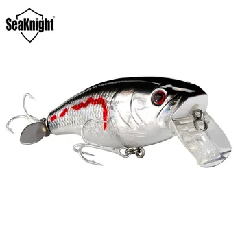 SeaKnight SK047 Minnow Floating Fishing Baits 14.5 g 72mm 2.8 in 0-0.5 M с перка Strong 3D Eyes Hard Fishing примамки