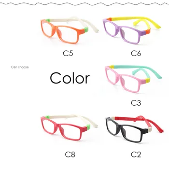 Seemfly Подвижни Детски Очила Гъвкави Меки Детски Прозрачни Лещи Очила Момчета Момичета Очила Oculos Gafas Унисекс Слънчеви Очила