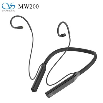 SHANLING MW200 Bluetooth 5.0 КПР AMP кабел за слушалки CSR8675 AK4377A MMCX HiFi маточната каишка кабел-адаптер с микрофон