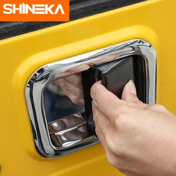 SHINEKA ABS колата външна врата копчето купа отрежете капак за декорация стикери за Jeep Wrangler TJ 1997-2006 стайлинг аксесоари