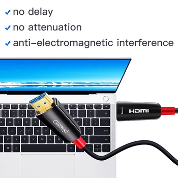 Shuliancable HDMI кабел 2.0 оптично влакно HDMI 4k 60HZ 5m, 10m 15m 20m 30m 50м кабел HDMI поддръжка на 4K 3D за HDR TV LCD лаптоп PS4
