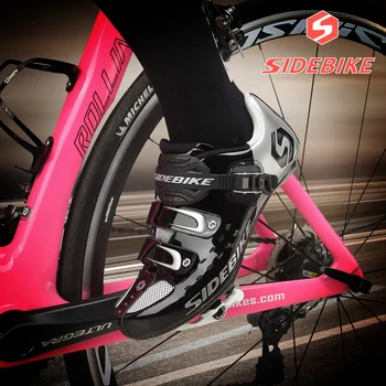 Sidebike пътна велосипедна обувки велосипедна спортна професионална велосипедна обувки и комплекти педалите включително педали