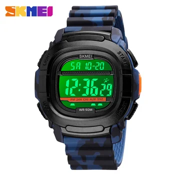SKMEI LED Display Digital Military Sports Watches хронометър мъжки часовник за обратно отброяване мъжки електронни часовници Relogio Masculino 1657