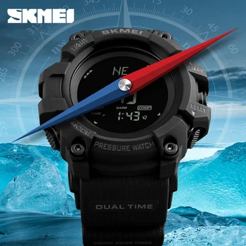 SKMEI Спорт на открито часовници за мъже с крачкомер калории ръчен часовник digital алтиметър времето барометър часовници са компас, термометър