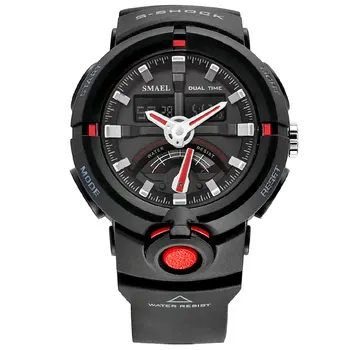 SMAEL мода спортни часовници мъжете са топ марка за луксозни известен водоустойчив led дигитален часовник S шок мъжките часовници за човек Relogio