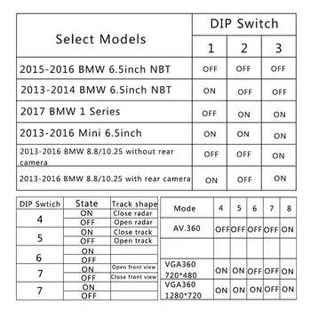 Smartour оригинална система на обновяване на екрана, за BMW 2 F22 F45 2013~2017 / заден модул на задната камера / декодиране на трековой кутии NBT System