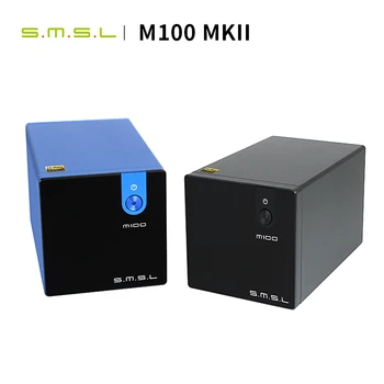 SMSL M100 MKII+SMSL SA100 Amp HiFI стерео Bluetooth усилвател USB КПР AK4452 XMOS XU208 DSD512 декодер