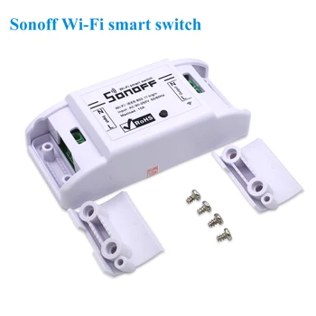 Sonoff Basic Wifi smart Switch Wireless Remote control Smart Light Home Automation Relay Module Controller работа с Алекса nest