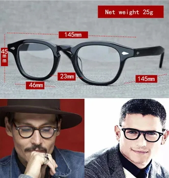 SPEIKO ръчно изработени ацетат късогледство очила очила за четене 1.74 анти-син обектив lemtosh 46 ретро кръг стил на слънчеви очила ретро очила