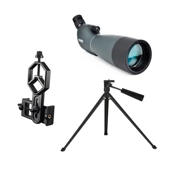 Spotting Scope SV28 телескоп мащабиране 25-75X 70 мм водоустойчив Birdwatch монокуляр за лов и универсален телефон адаптер за монтиране на свободен кораб