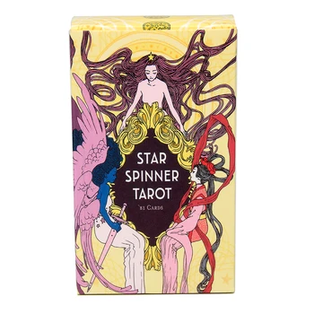 Star Spinner Tarot 81 цветни карти, включително разнообразна ЛГБТК тесте карти Таро-модерна версия на класическия мистика Таро