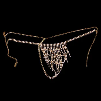 StoneFans Кристал Body Jewelry пискюл секси дамско бельо прашки бикини аксесоари Body Chain Crystal Hide-it бижута подарък