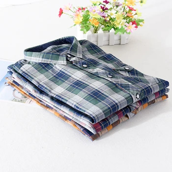 Suehaiwe'S brand Italy plaid men тениска памук маркови ризи за мъже модни удобни каре риза от чист памук, за мъже с модерна риза