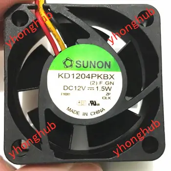 SUNON KD1204PKBX (2).F.GN DC 12V 1.5 W 40x40x20mm 3-жични на вентилатора за охлаждане на сървъра