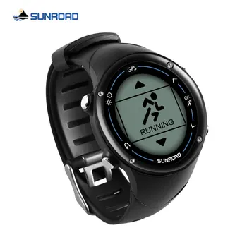 Sunroad GPS smart men digital watch running swim sport heart rate marathon триатлон обучение compass водоустойчиви часовници