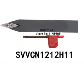 SVVCN1212H11 / SVVCN1010H11 резцедержатель на струг с ЦПУ на Притежателя на инструмента, 72,5 градуса външни инструменти за струговане, стругове режещи инструменти