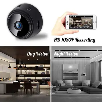 SZTEE A9 1080P Mini ПР 2.4 GHz WIFI Camera Камери Wireless Home Security DVR Night Camera D20