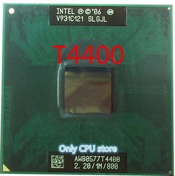 T4400 Intel Pentium CPU T4400 1M Cache, От 2.20 Ghz, 800 Mhz FSB 35 W процесорът на лаптопа PGA478