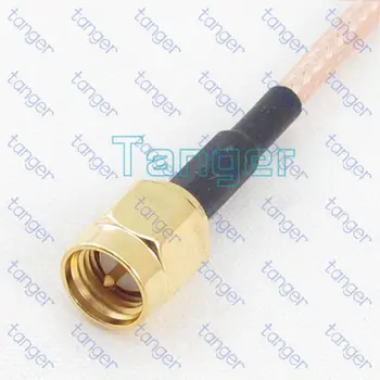 Tanger RF конектор N male plug to SMA male plug with RG316 RG-316 RF Коаксиален Pigtail Jumper LOW Loss кабел 20inch 50cm кабел
