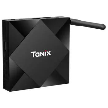 TANIX TX6S TV Box Android 10.0 Allwinner H616 4G/32G 2.4 G+5.8 G WiFi 100Mbps LAN Bluetooth4.1 USB2.0x3 5G WIFI, HDMI 2.0