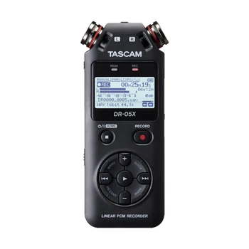 TASCAM DR-05X обновената версия на DR-05 лаптоп преносим цифров диктофон аудио рекордер MP3 запис дръжка