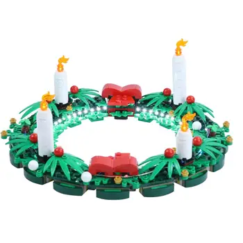 The LED light kit For the 40426 Коледа Wreath For Kids Child Christmas Gift toys building block bricks (LED влиза само в комплект)