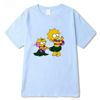 The Simpsons Аниме Women/Men Fashion удобна мъжка тениска