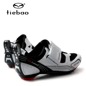 Tiebao мъжете пътни велосипедни обувки под наем-мини добавяне на педала на група жени маратонки Триатлон е спортен спорт Zapatos Bicicleta