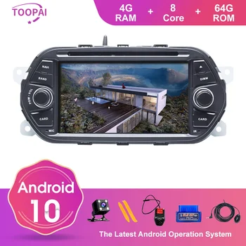 Toopai Android 10 за FIAT EGEA TIPO 2005 GPS навигация мултимедиен плейър Авто Радио блок CD DVD-плейър, 3G, 4G, Wifi, Bluetooth